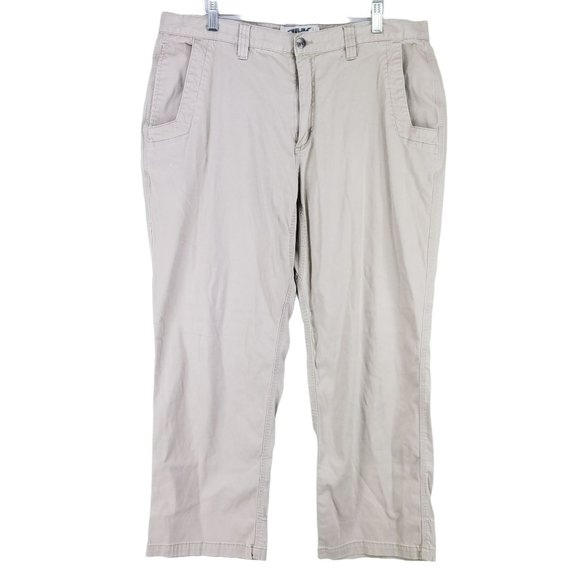 Mountain Khakis Classic Fit Trail Pants Mens Size 38x30 Tan Gusseted - Picture 1 of 7